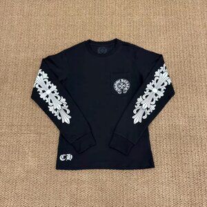Chrome Hearts Black Long-Sleeved T-shirt